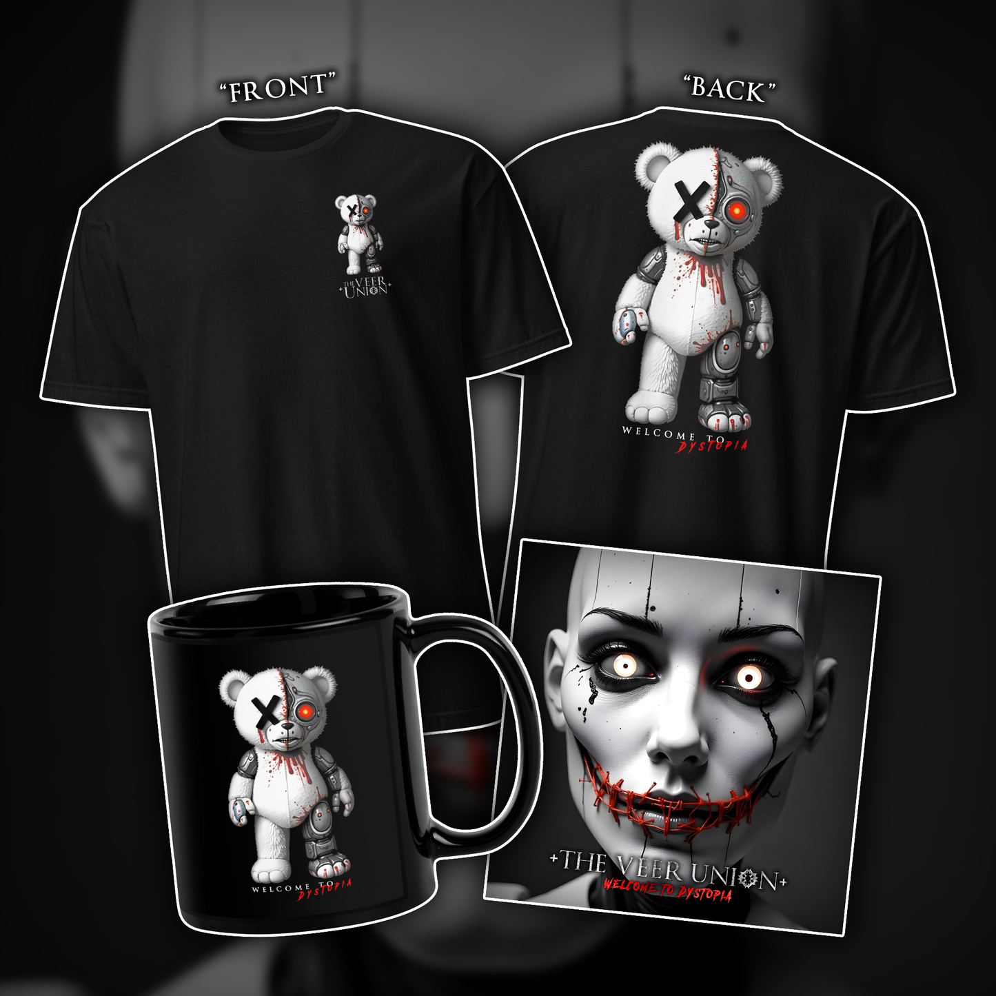 "Welcome To Dystopia" CD + Shirt + Mug